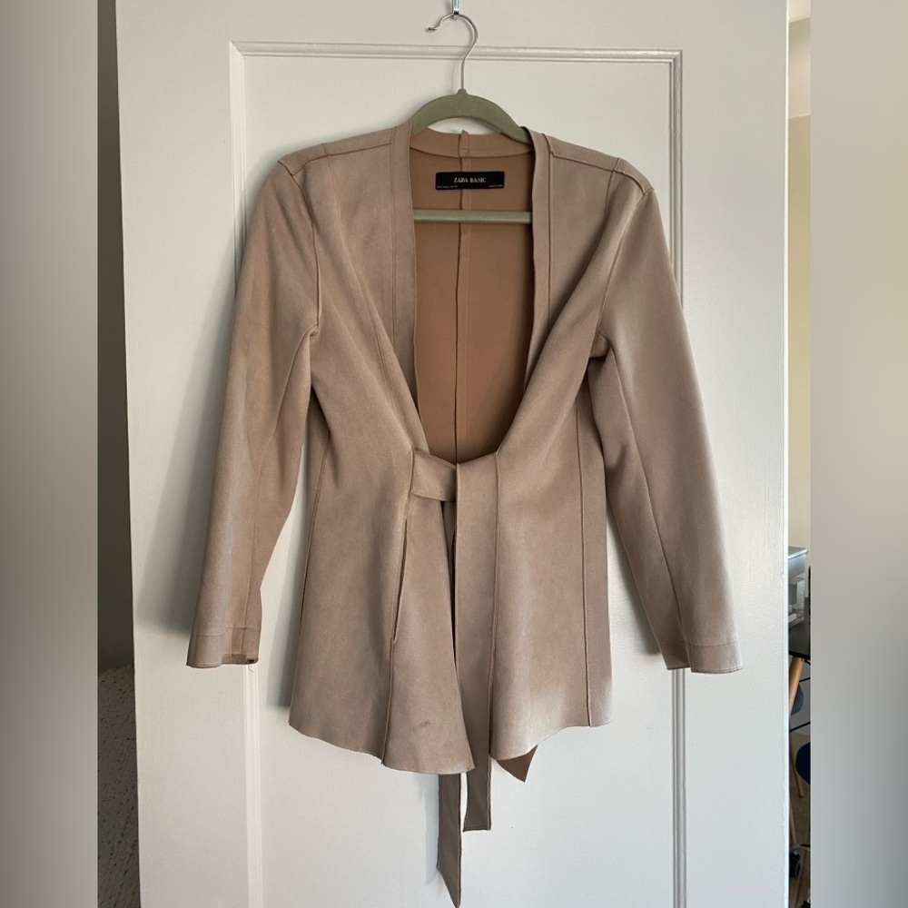 Zara jacket with ties